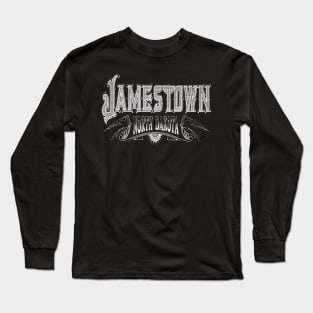 Vintage Jamestown, ND Long Sleeve T-Shirt